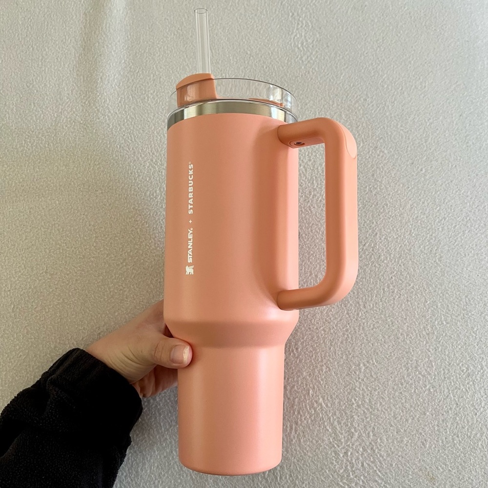RARE Stanley + Starbucks Collab Limited Edition Quencher 40 oz - Pink Color